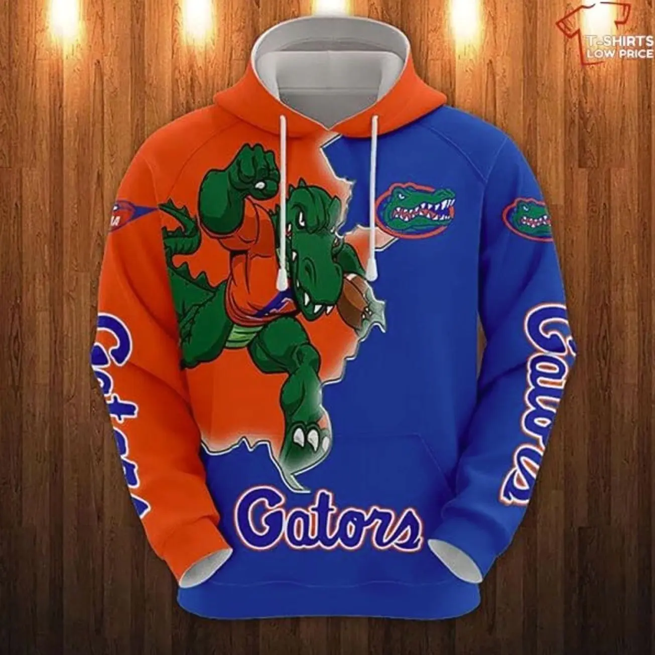 Florida Gators Mascot Blue Orange 3D Hoodie