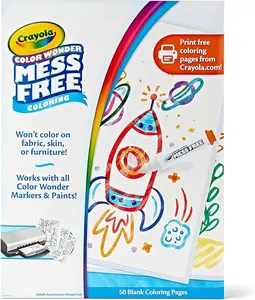 Crayola Color Wonder Mess Free Coloring Pages 50 Count Create Your Own Coloring Pages Blank Color Wonder Refill Toddler Toys and Gifts