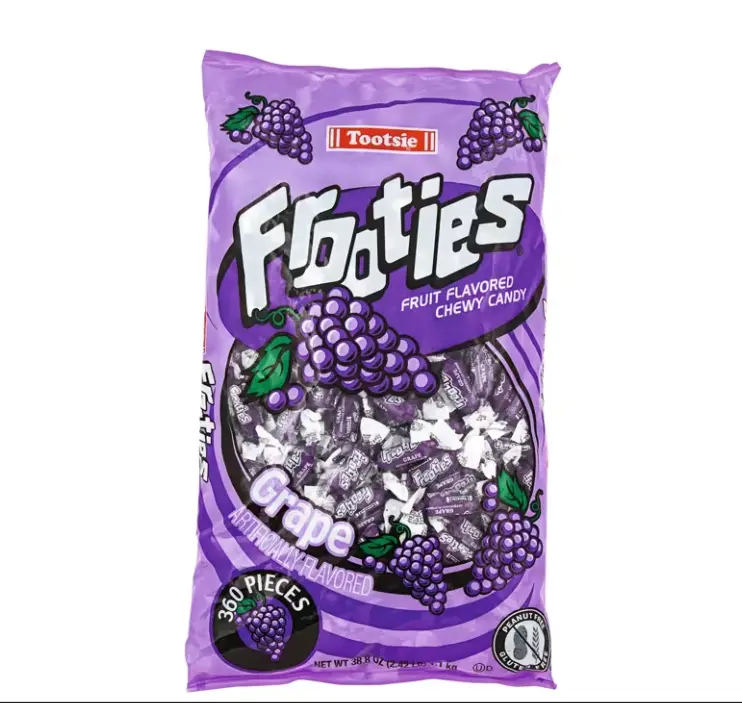 Bulk 360 Pc. Grape Mini Tootsie Roll Frooties Chewy Fruit Candy