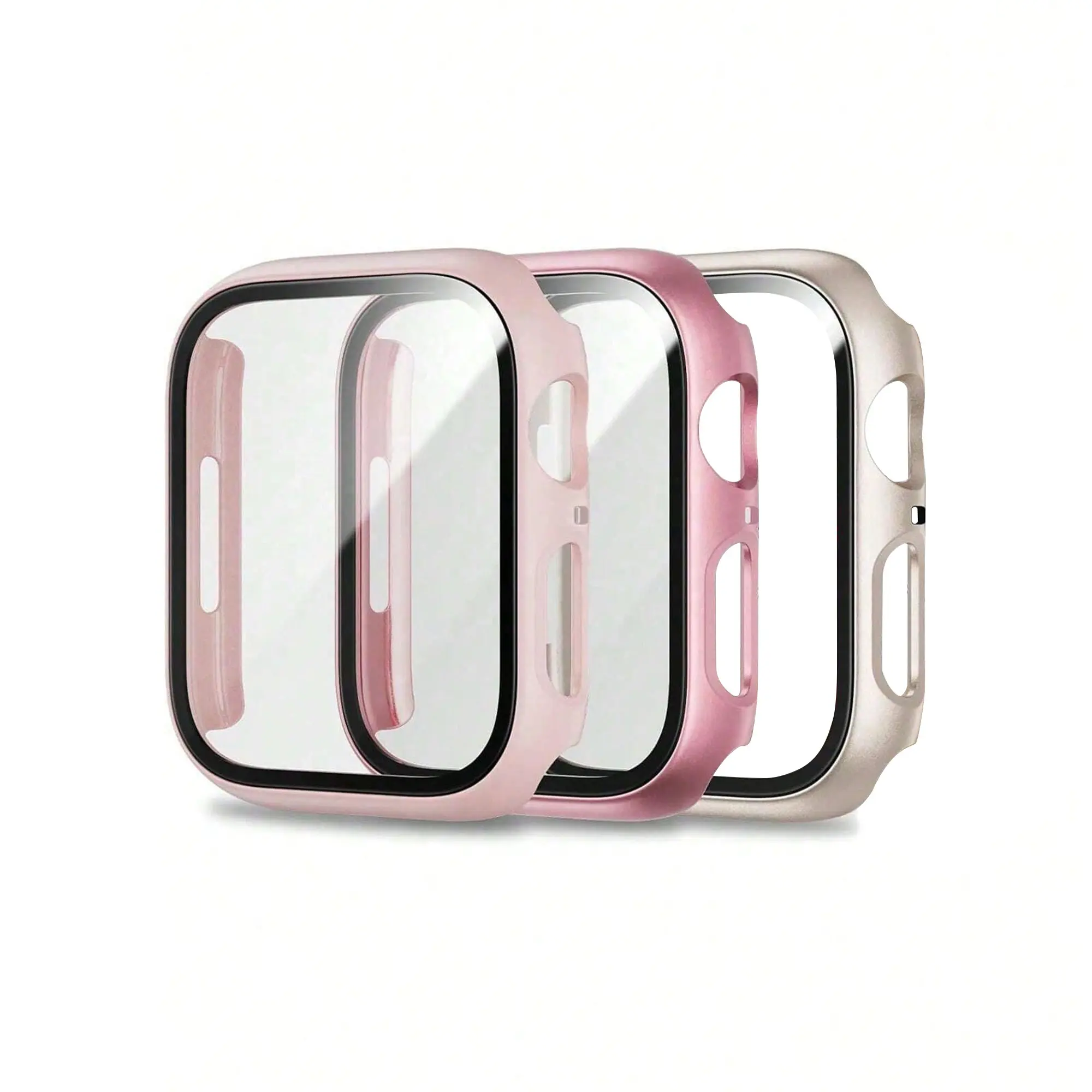 3-Pack Apple Watch Cases: Versatile for Daily Wear, Slim & Lightweight, Comprehensive All-Around Protection, Durable Design, Smartwatch Accessories. Perfectly Compatible with Series 1–11 (including SE) and Fits Apple Watch Sizes 38mm–49mm.