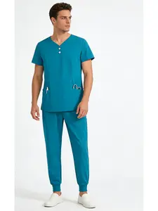Unisex Loose & Comfortable Work Scrubs for Hospital Rehabilitation Center & Nursing Staff