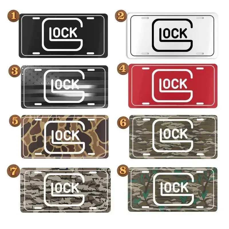 For GMC Chevrolet License Plate Collection, Retro Western Racing Design 12x6 Metal Vanity Plates, Car Truck Auto Tags, Gift for GMC Chevy Fans
