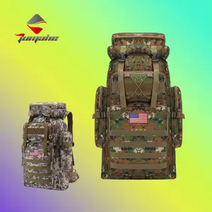 gear versatile outdoor tactical bag backpack multi-functional backpack large capacity SpringTok Prepper Bags 80L Big Forest Bugout Bags 600D Oxford Fabric Go Bag Waterproof Breathable Travel Backpack Rugged Durable Men's Camouflage Hiking Camping Hunting