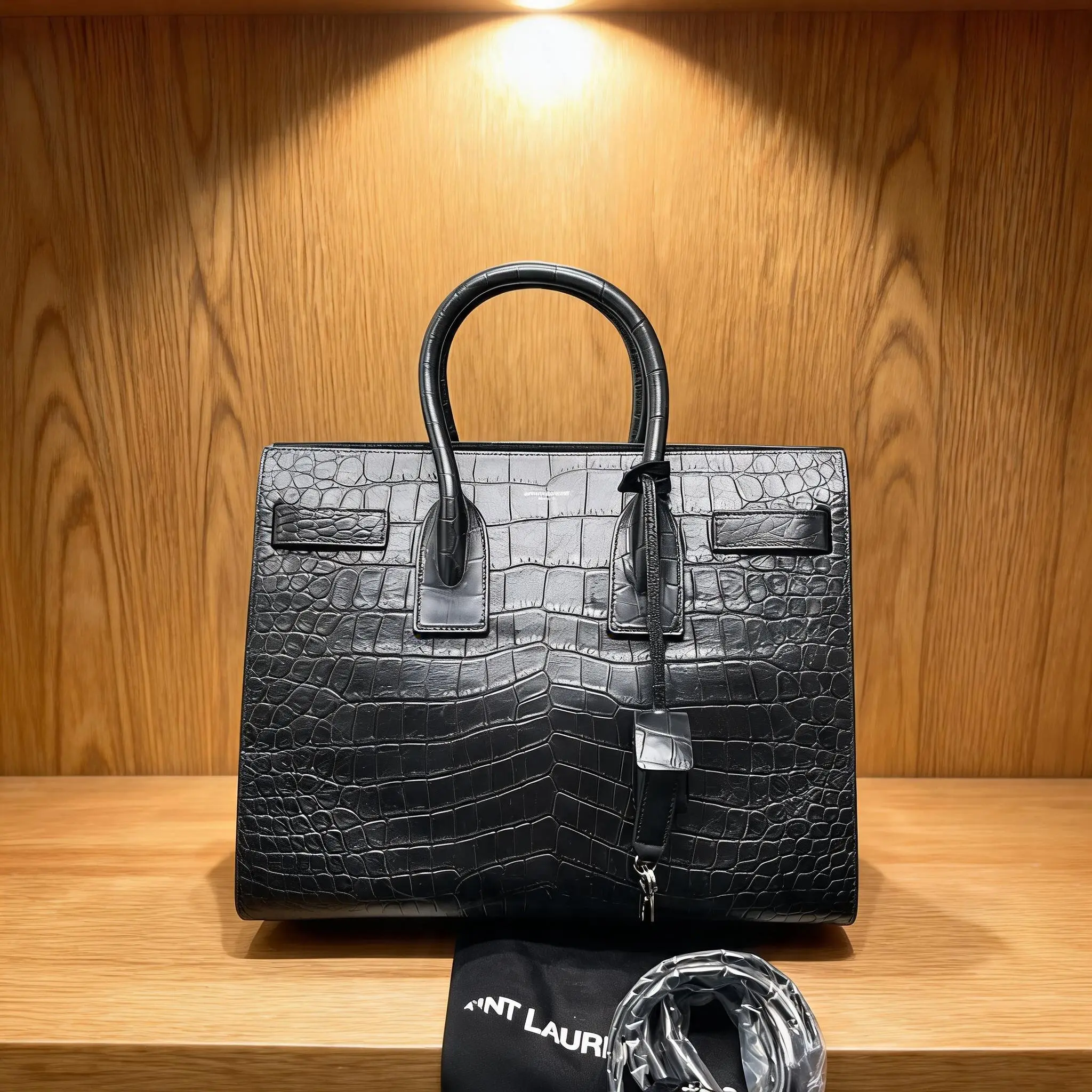Pre-owned Yves Saint Laurent YSL Leather Shoulder Bag C0730024921