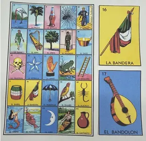 LOTERIA MEXICANA | 50 Tablas + Baraja | 5 columnas X 5 filas