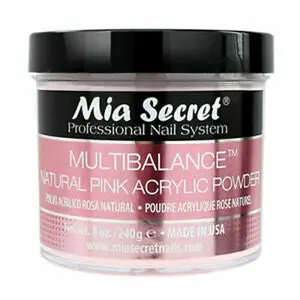 Mia Secret - Acrylic Powder Multibalance Natural Pink8 oz - #PL-450NB