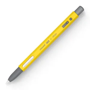 elago X MONAMI Case for Apple Pencil 2 - Retro Design, Durable Silicone Protective Stylus Cover Accessory [Yellow]