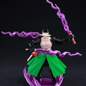 9L3D Hot Dummy 13 Lucky 13 Titan 13 OnePiece Anime Figure Roronoa Zoro Manga Anime Statue Action Figure Collection Model Kid Toy