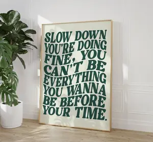 70s Disco Song Lyrics Graphic Poster - High-Res Ink Vivid Multi-Size Artistic Print, Modern House Decor, Cool Room Decor, Home Supplies Decoration