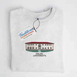 Emory Crewnecks, Embroidered Sweatshirt