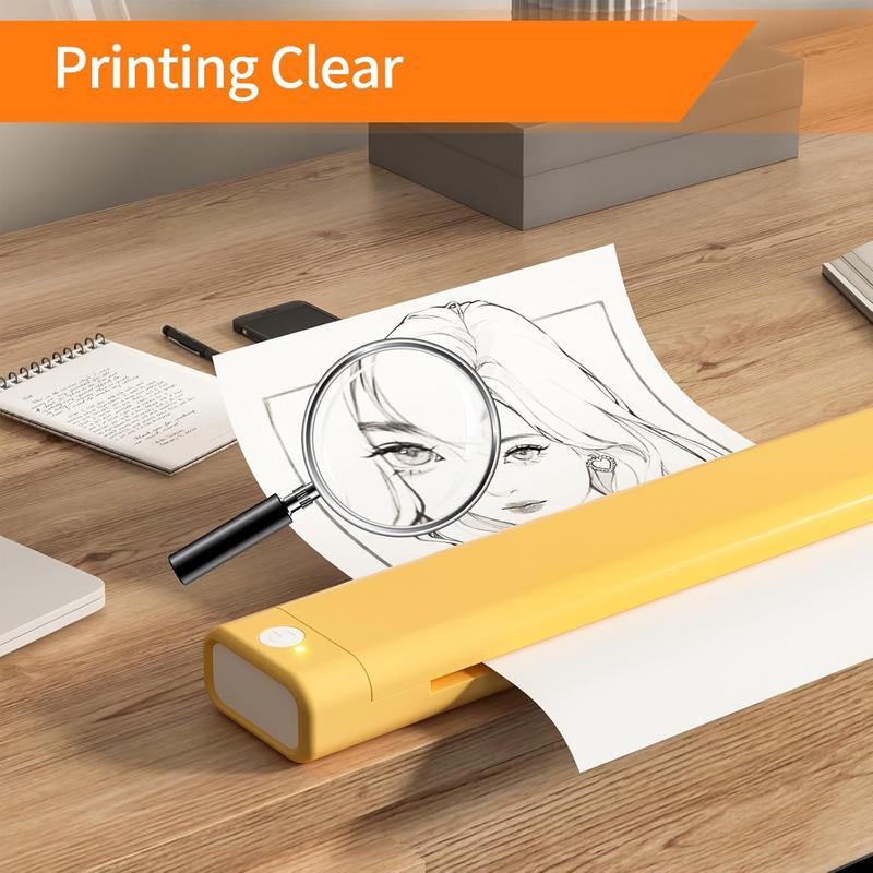 Thermal Printer Paper 8.5 x 11,Thermal Papers,Continuous Thermal Printer Paper, MultipurposeThermal Paper for PortableThermal Printers,JADENS/Itari Printers,100 Sheet.