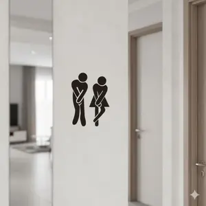 Self-Adhesive Waterproof Decorative Sticker，Removable Wallpaper for Bathroom Door and Kitchen，Anti-Slip Mold-Proof Peel and Stick Vinyl Film，Home DIY Renovation for Bathroom Wall Makeover