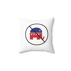 No Republicans | Spun Polyester Square Pillow