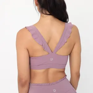 Medium Support Nursing Sport Bra (Lavender Smoke)