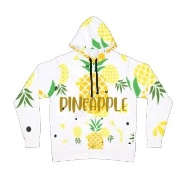 Anthony Pineapple Hoodie (AOP) - Unique and Eye-Catching Design - Menswear, Clothing men gifts