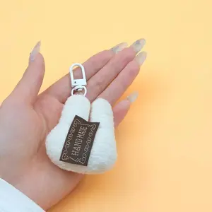 Kawaii Miffy Rabbit Plush Keychain Soft Stuffed Bunny Doll Pendant Cute Backpack Bag Charm Accessories for Girls Birthday Gift