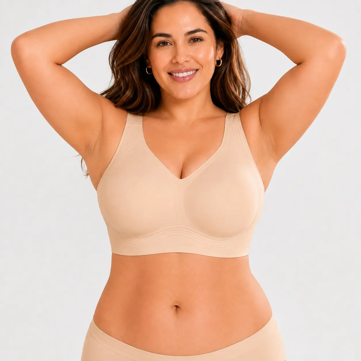 Women’s Jelly Bras – Wireless, Full Coverage, No Underwire, Everyday Bras, Comfortable Wireless Padded T-Shirt Bra