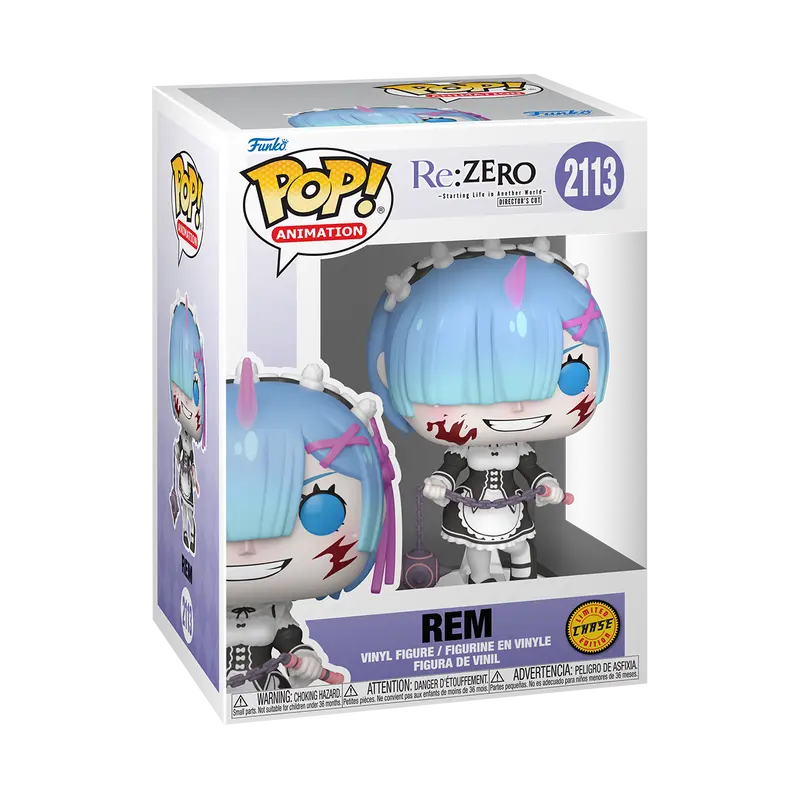 Funko Pop! Re:ZERO − Starting Life in Another World - Rem (Chase) #2113 Collectible Pop Vinyl Figure