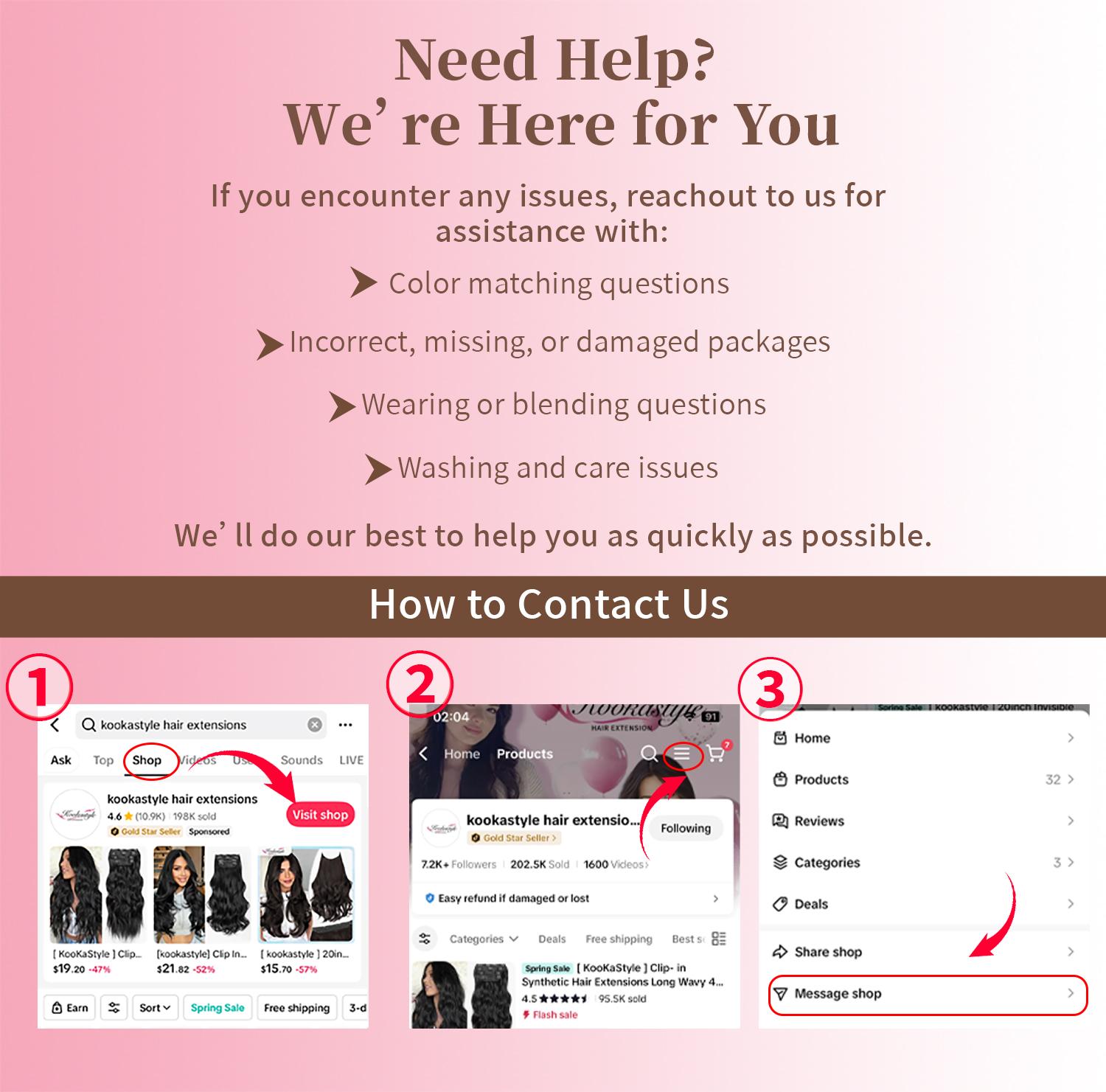 [KooKaStyle] Clip-In Hair Extensions for Women, 4PCS Soft Wavy Synthetic Hairpieces for Instant Volume & Length, Natural-Looking Seamless Blend, 20 Inch Black