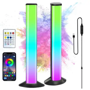 USB Powered Smart LED Light Bar, RGB Color Changing LED Light with Remote Control & APP Control, Music Sync Backlight for Gaming TV Bedroom Decoration, Scene Atmosphere Lights, Adjustable RGB Lighting