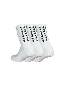 Soccer Grip Socks 1.0 (3 Pairs Large) - Durable Design for Optimal Performance