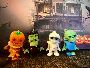 Halloween Spooky Buddies Key Chain Articulated Figures - Perfect for Trick or Treating