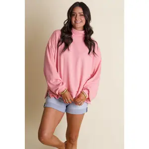 NM Signature Mock Neck Pullover