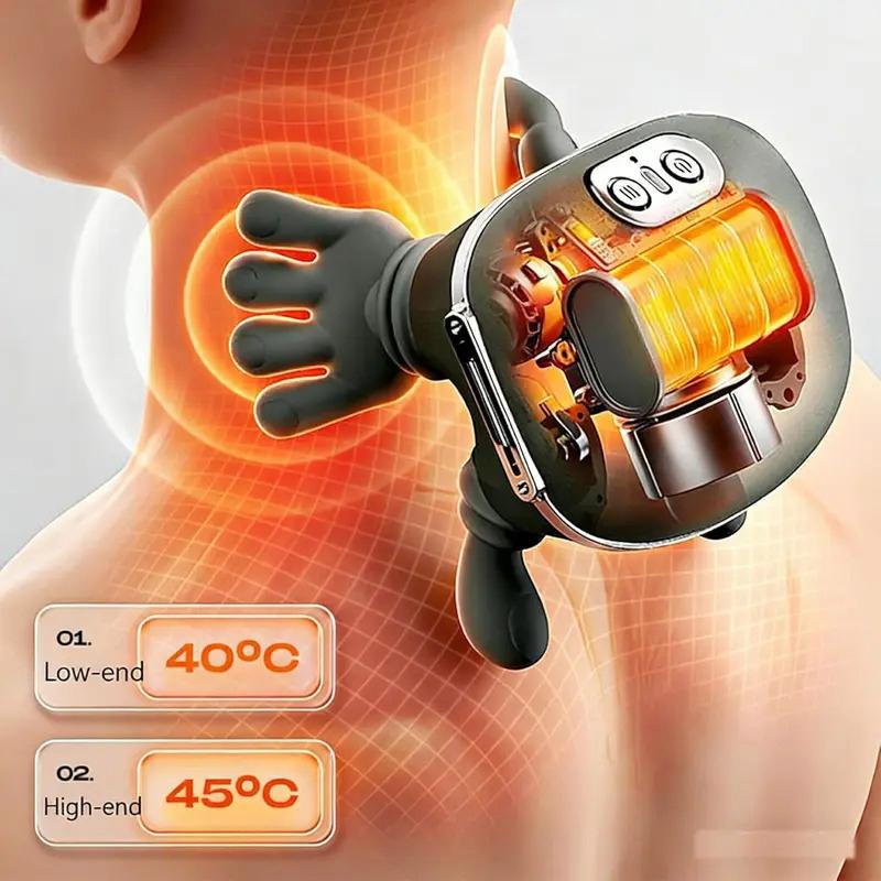 Neck massager relieves pain, deep tissue finger pressure, wireless neck and shoulder massager with heating function. Birthday gift suitable for male, female, father, mother, grandfather. Suitable for neck, back, and shoulder - therapeutic massager Neck massager relieves pain, deep tissue finger pressure, wireless neck and shoulder massager with heating function. Birthday gift suitable for male, female, father, mother, grandfather. Suitable for neck, back, and shoulder - therapeutic massager