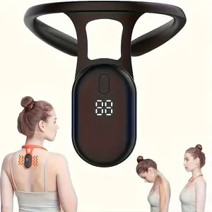 Hunchback Intelligent Induction Vibration Reminder, Posture Correction, Corrector, LCD Correction Elf Neck Corrector, Sitting Posture Reminder