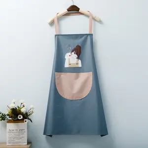 Ergonomic Kitchen Apron for Women Wholesale Waterproof Oil Repellent
