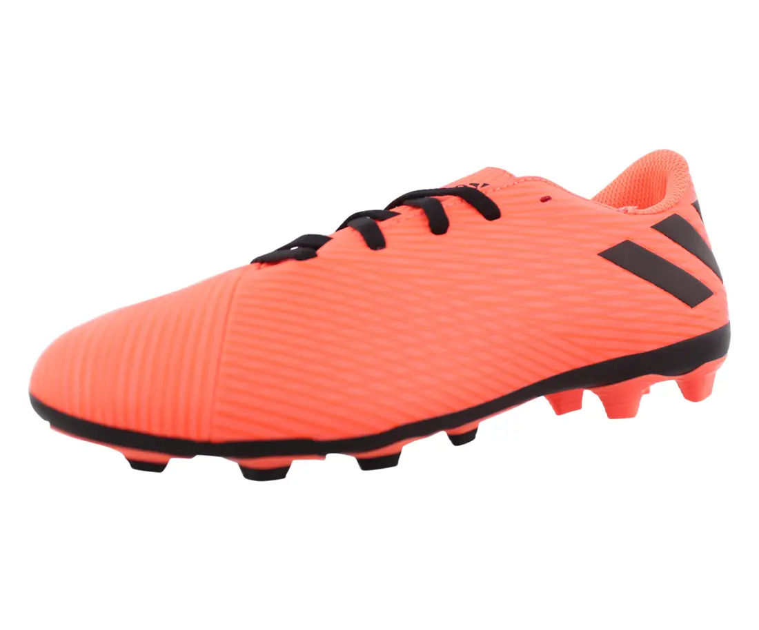 Adidas Nemeziz 19.4 Boys' Soccer Cleats - Durable Synthetic Upper, Flexible Ground (FXG) Outsole, Footwear for Boys