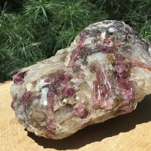 Big Brazilian Smoky Quartz and Pink Tourmaline Matrix Crystal - 7.9LB - 8.5x5.5in