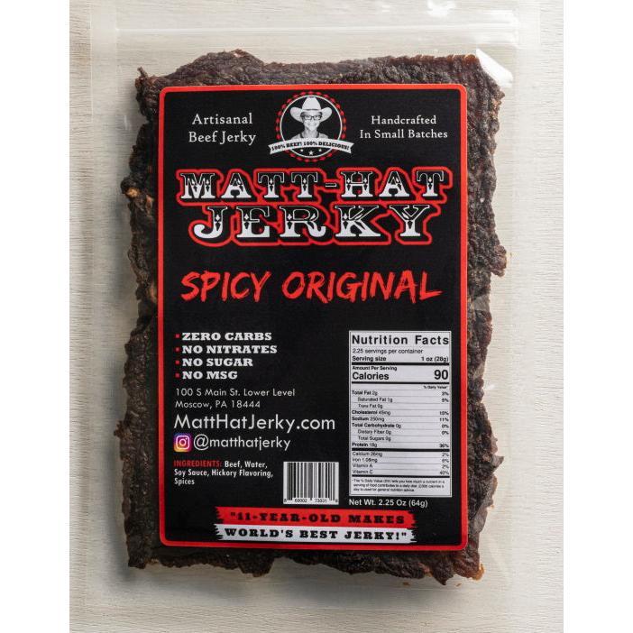 Matt-Hat Jerky - Spicy Original Beef Jerky
