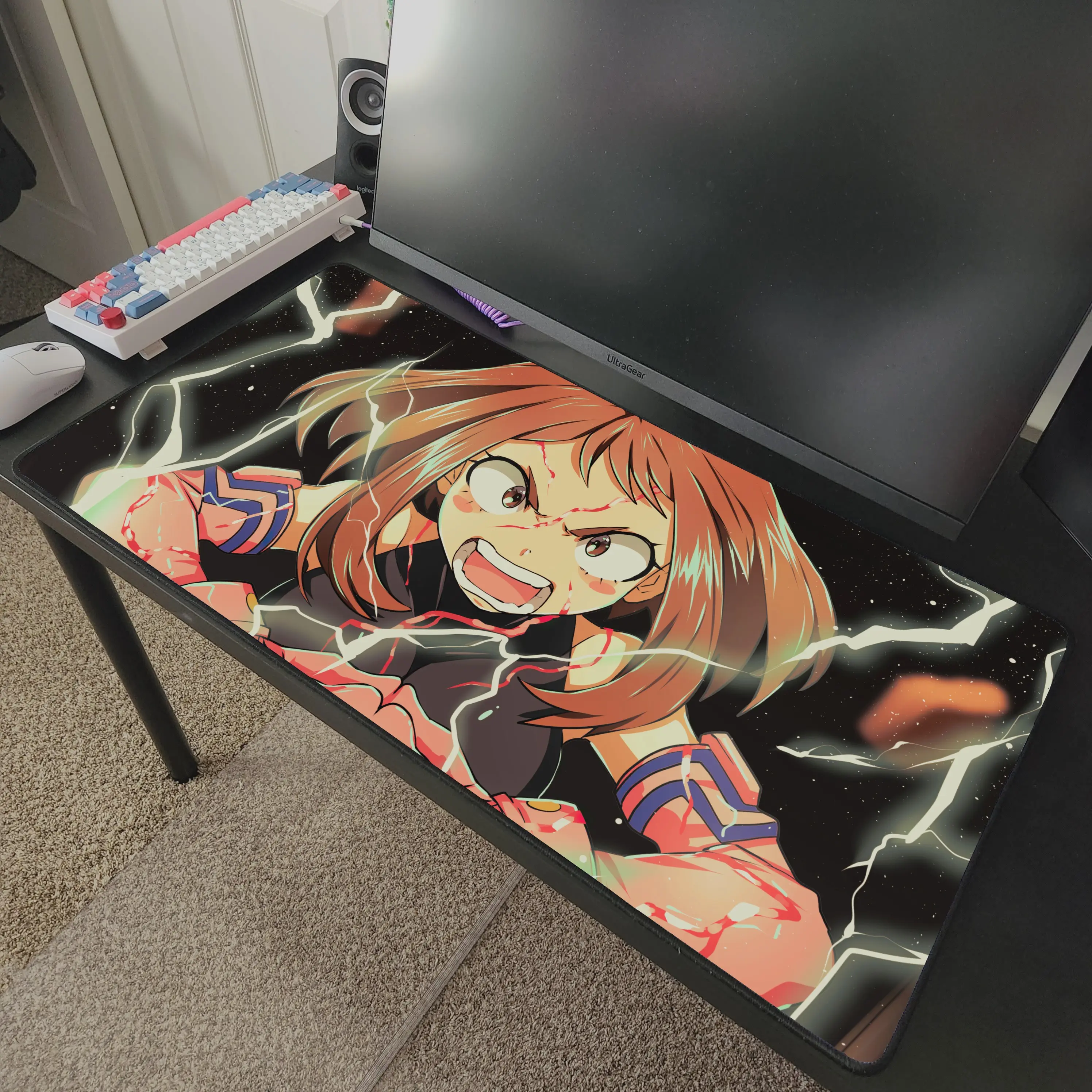 Ochaco Uraraka My Hero Academia Anime Desk Mat Mousepad 31.5" x 15.5"
