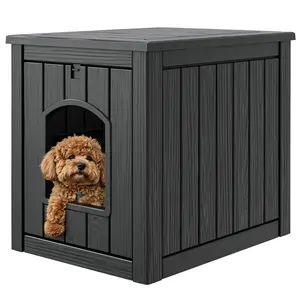 TikTokShopStockUp  WTFGO 2-in-1 Indoor Outdoor Cat litter basin -Multi-Functional  Pet House for Dogs/Cats/Rabbits, Sunproof Waterproof Pet Shelter with Removable Bottom & Odor Control