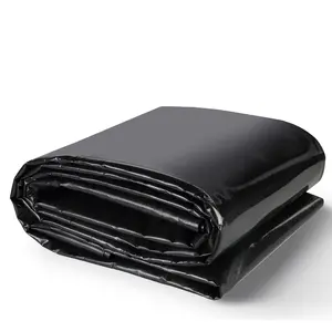 Spring new arrivals Pond Liner, 10 x 13 ft 20 Mil Thickness, Pliable LLDPE Material Pond Skins, Easy Cutting Underlayment for Fish or Koi Ponds, Water Features, Waterfall Base , Fountains, Water Gardens, Black