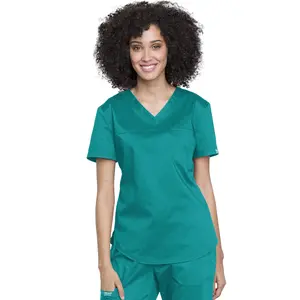 Cherokee Workwear Revolution 1-Pocket Tuck In V-Neck O.R. Scrub Top