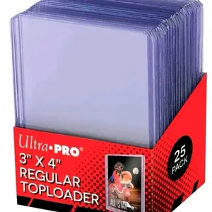 Ultra Pro 3x4 Regular Toploaders - 1 Pack of 25 Regular Toploader Cards - Pokemon, One Piece, Baseball, Basketball, Football and other Trading Card top loader