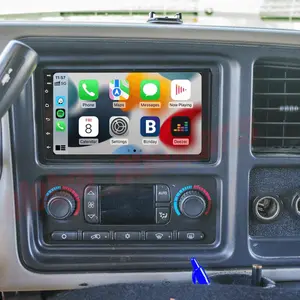 For 2003-2006 GMC Chevy 7" Android Car Stereo Radio with Apple CarPlay, Android Auto, GPS Navigation, Bluetooth & WiFi Touchscreen Dsp Sound
