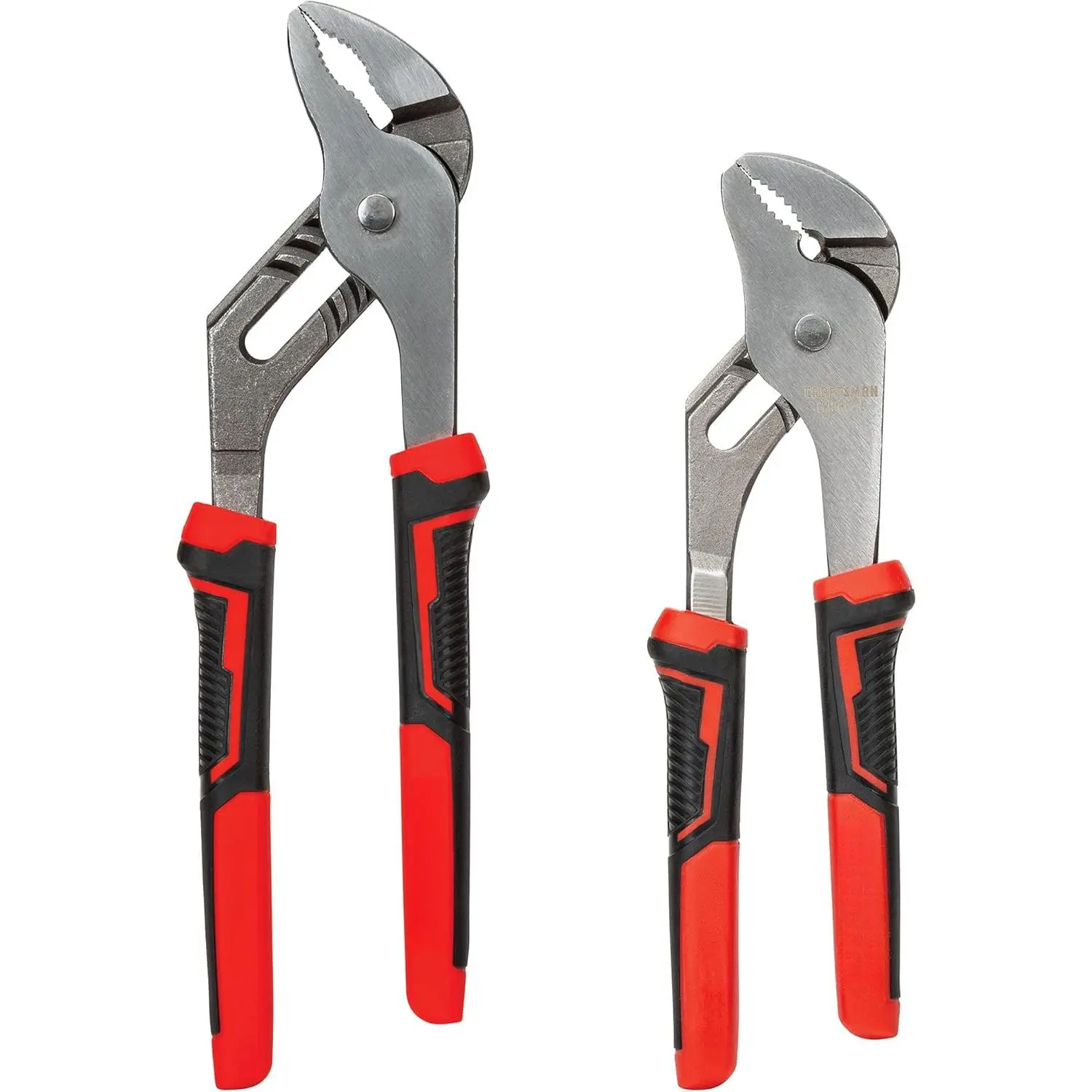 Pliers, 8 & 10", 2Piece Groove Joint Set (CMHT82547) industrial hardware Cobra with Red Handles