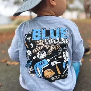 Blue Collar Boy's Long Sleeve Shirt WG4H