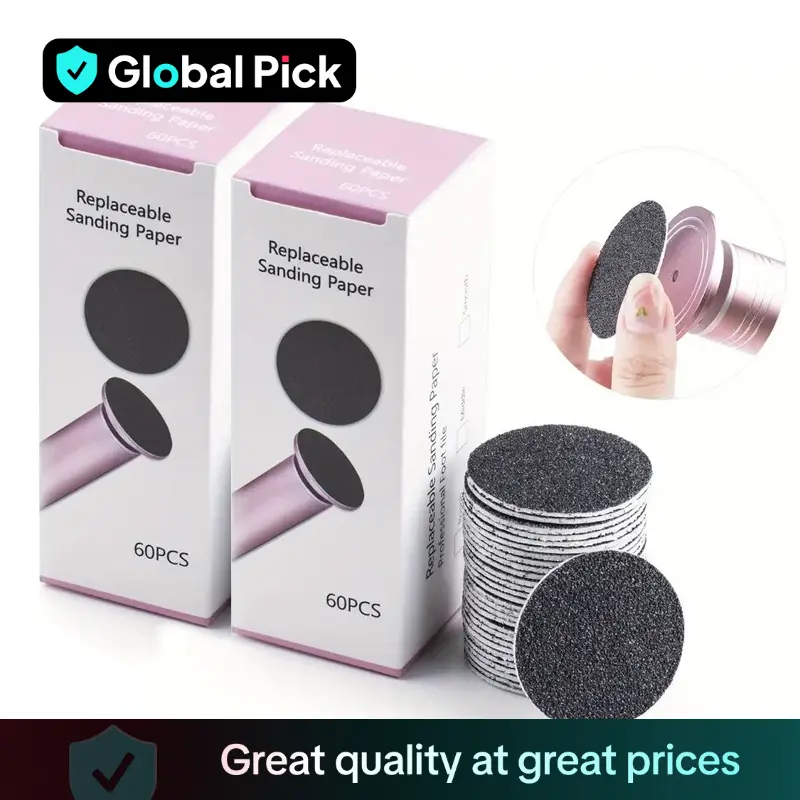 Replaceable Sanding Paper, 2 Boxes Disposable Foot File, Exfoliating Foot Dead Skin Remover Tool, Foot Dead Skin Remover, Pedicure Care Tool, Nail Tec