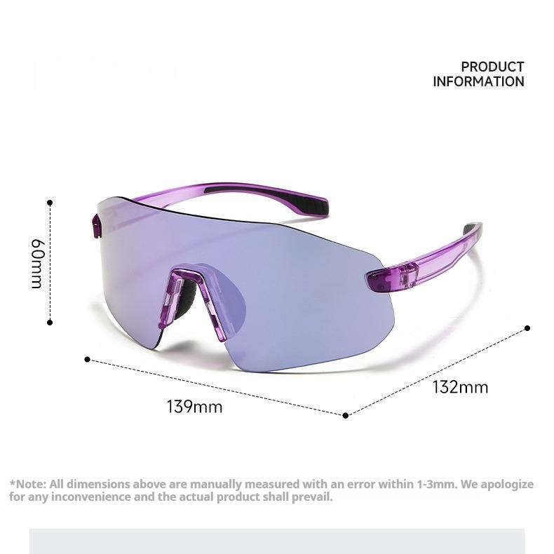 UV Protection Cycling Sunglasses for Men Women, 27g Ultra-Lightweight TAC Polarized Lens Oversized Sports Shades with TR Frame, Anti Glare for Running, Driving, Fishing, Golf, Baseball and Biking
