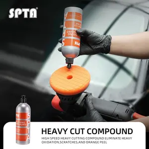 SPTA Heavy Cut Compound, Rubbing Compound Scratch Remover,Car Paint Polishing Wax ,Quickly eliminate 1500 grit sanding marks for Car Paint, Removes Surface Scratches and Swirl Marks
