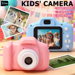 Children's camera for Christmas and birthday gifts-HD toy camera with puzzle game, suitable for 3-12 years old. Children's camera toys with games shockproof digital camera gifts for boys and girls, high-definition video & selfie function.