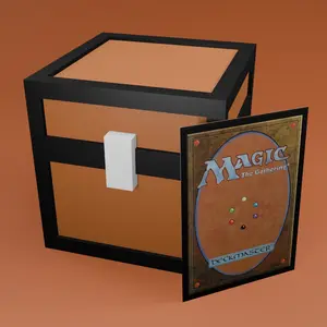 Minecraft Chest + Ender Chest MTG Deck Box for 100+ Double-Sleeved Cards | Commander / EDH | 3D Printed Card Storage | Holds 150+ Single-Sleeved or 250+ Unsleeved
