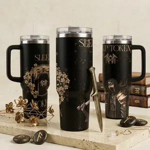 Sleep Token Fan Tumbler - 20oz & 40oz Insulated Travel Cup, Gothic Band Merch
