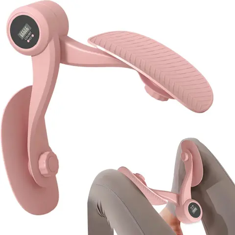 Women's Ergonomic Soft Padded V-Shaped Kegel Exerciser Weight Bands Thigh Trainer - Dual-Spring, Durable Materials Tool for Postpartum Recovery, Pelvic Floor Wellness, Compact Convenient Travel Home/Office Lower Body Fitness Equipment