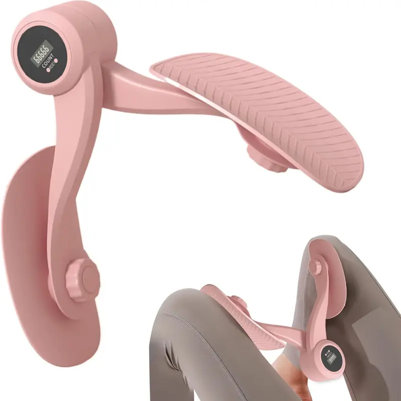 Women's Ergonomic Soft Padded V-Shaped Kegel Exerciser Weight Bands Thigh Trainer - Dual-Spring, Durable Materials Tool for Postpartum Recovery, Pelvic Floor Wellness, Compact Convenient Travel Home/Office Lower Body Fitness Equipment