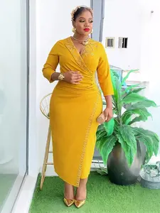 Amay Dresses for Women Plus Size Clothes Elegant Muslim Wedding Party Long Dress Dashiki Ankara Turkey Outfits Gown